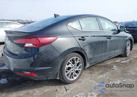 2020 Hyundai Elantra Limited from USA, damaged, VIN 5NPD84LF3LH627655